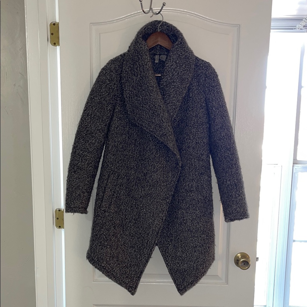 H&M Divided Charcoal Teddy Jacket